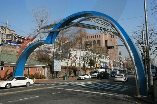 Rue du shopping d'Itaewon (이태원 쇼핑거리)