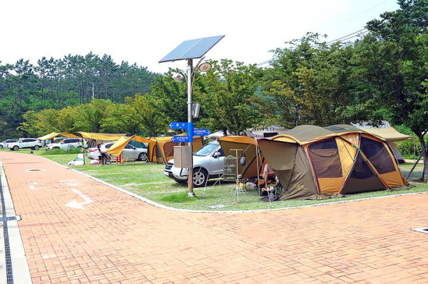 고성 남산공원 오토캠핑장 